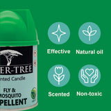 6 x Fly & Mosquito Repellent Candles - Aloe (Bulk)