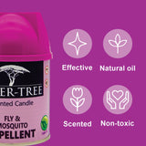 6 x Fly & Mosquito Repellent Candles - Berries (Bulk)