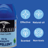 6 x Fly & Mosquito Repellent Candles - Summer (Bulk)