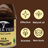 6 x Fly & Mosquito Repellent Candles - Vanilla (Bulk)